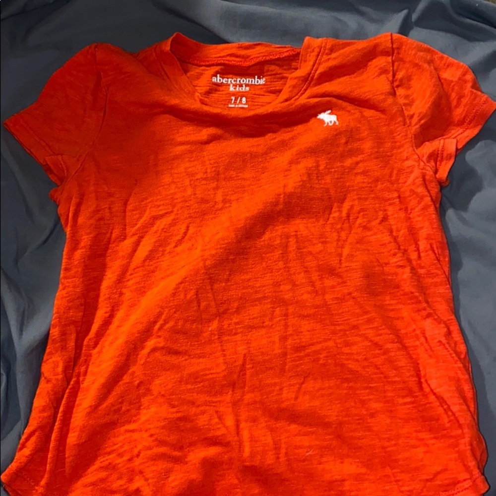 Girls Abercrombie Red shirt